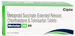 Metolar 3d 25 Tablet 10
