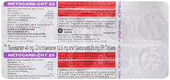 Metocard Cht 25 Mg Tablet Er 10
