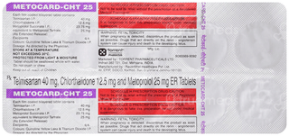 Metocard Cht 25 Mg Tablet Er 10
