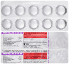 Metocard Cht 25 Mg Tablet Er 10