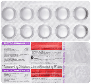 Metocard Cht 25 Mg Tablet Er 10