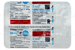 Glizina M 60Mg/500Mg Tablet: Uses, Side Effects, Price & Substitutes