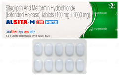 Alsita M 100 Forte Tablet 10 Alsita M 100 Forte Tablet 10