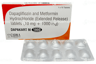 Dapakart M 10/1000 MG Tablet Er 10