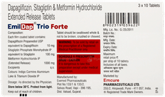 Emildap Trio Forte Tablet 10 Emildap Trio Forte Tablet 10