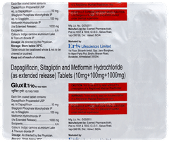 Gluxit Trio 10/100/1000 Tablet Er 15 Gluxit Trio 10/100/1000 Tablet Er 15