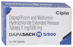 Dapasach M 5/500 Tablet 10