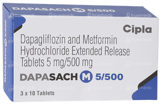Dapasach M 5/500 Tablet 10