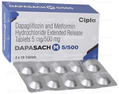 Dapasach M 5/500 Tablet 10