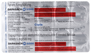 Dapasach M 5/500 Tablet 10