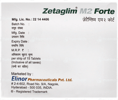 Zetaglim M2 Forte Tablet 15