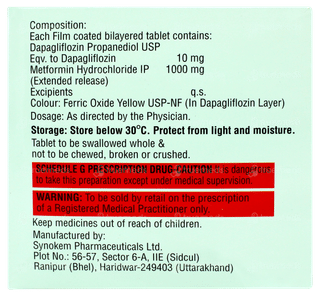Dapaturn M Forte 10 Tablet 10