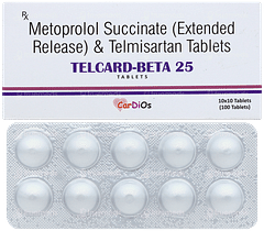 Telcard Beta 25 Tablet 10 Telcard Beta 25 Tablet 10