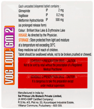 Vog Low GM 2 Tablet 15