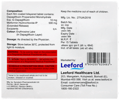 Dapzigard 10 M Tablet 15