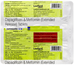 Dapzigard 10 M Tablet 15