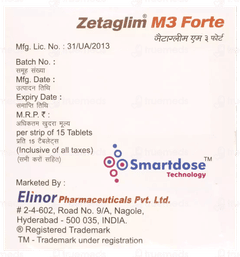 Zetaglim M3 Forte Tablet 15
