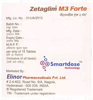 Zetaglim M3 Forte Tablet 15