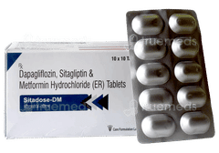 Sitadose Dm Tablet 10