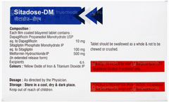 Sitadose Dm Tablet 10 Sitadose Dm Tablet 10