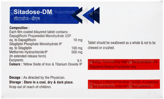 Sitadose Dm Tablet 10