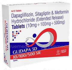 Glidapa 3D 10/100/500 Sr Tablet 15