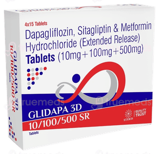 Glidapa 3D 10/100/500 Sr Tablet 15