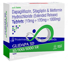 Glidapa 3d 10/100/1000 MG Tablet Er 15