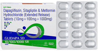 Glidapa 3d 10/100/1000 Sr Tablet 15