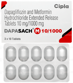 Dapasach M 10/1000 Tablet 10