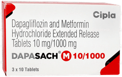 Dapasach M 10/1000 Tablet 10