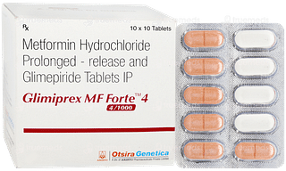 Glimiprex Mf Forte 4 Tablet 10