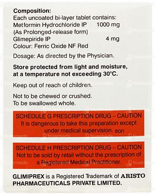 Glimiprex Mf Forte 4 Tablet 10