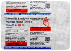 Glidum Mf 0.5-500 Er Tablet 10 Glidum Mf 0.5-500 Er Tablet 10