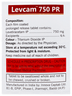 Levcam 750 Pr Tablet 10 Levcam 750 Pr Tablet 10