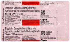 Sitacip Dm 100/10/1000 Tablet 10 Sitacip Dm 100/10/1000 Tablet 10