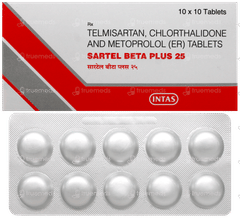 Sartel Beta Plus 25 Tablet 10