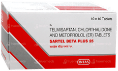 Sartel Beta Plus 25 Tablet 10