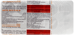 Sartel Beta Plus 25 Tablet 10