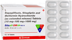 Sitazit Dm Er 1000/10 Tablet 10
