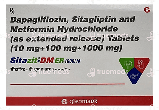 Sitazit Dm Er 1000/10 Tablet 10