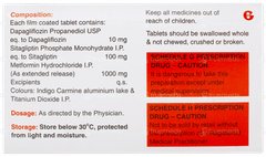 Sitazit Dm Er 1000/10 Tablet 10 Sitazit Dm Er 1000/10 Tablet 10