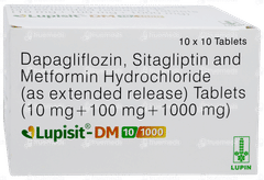 Lupisit Dm 10/1000 Tablet 10 Lupisit Dm 10/1000 Tablet 10