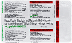 Lupisit Dm 10/1000 Tablet 10 Lupisit Dm 10/1000 Tablet 10