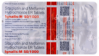 Ignalis M 50/1000 MG Tablet Er 10