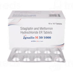 Ignalis M 50/1000 Tablet 10