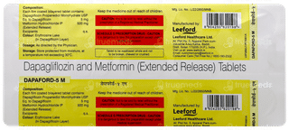 Dapaford 5 M Tablet 15