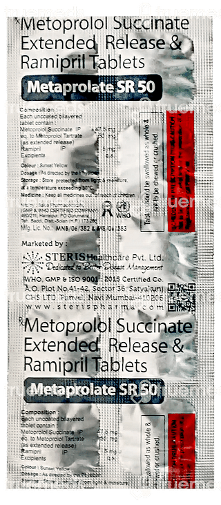 Metaprolate Sr 50 MG Tablet Er 10