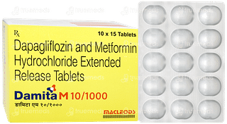 Damita M 10/1000 Tablet 15