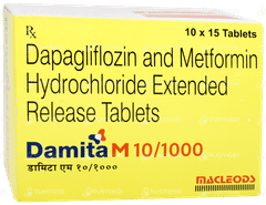 Damita M 10/1000 Tablet 15 Damita M 10/1000 Tablet 15